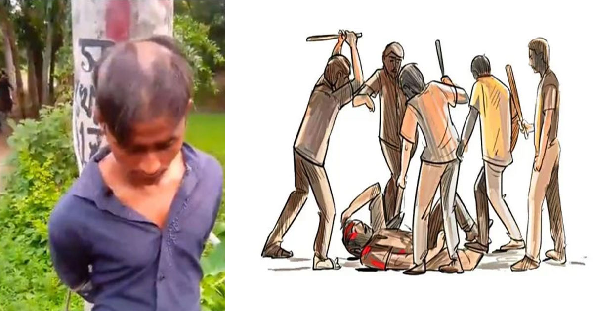 চুরির দায়ে যুবককে গণপিটুনি, ন্যাড়া করে ঘোরানোর  অভিযোগ