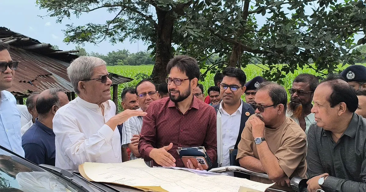 আমরা কৃষি জমি নষ্ট করব না : মির্জা ফখরুল